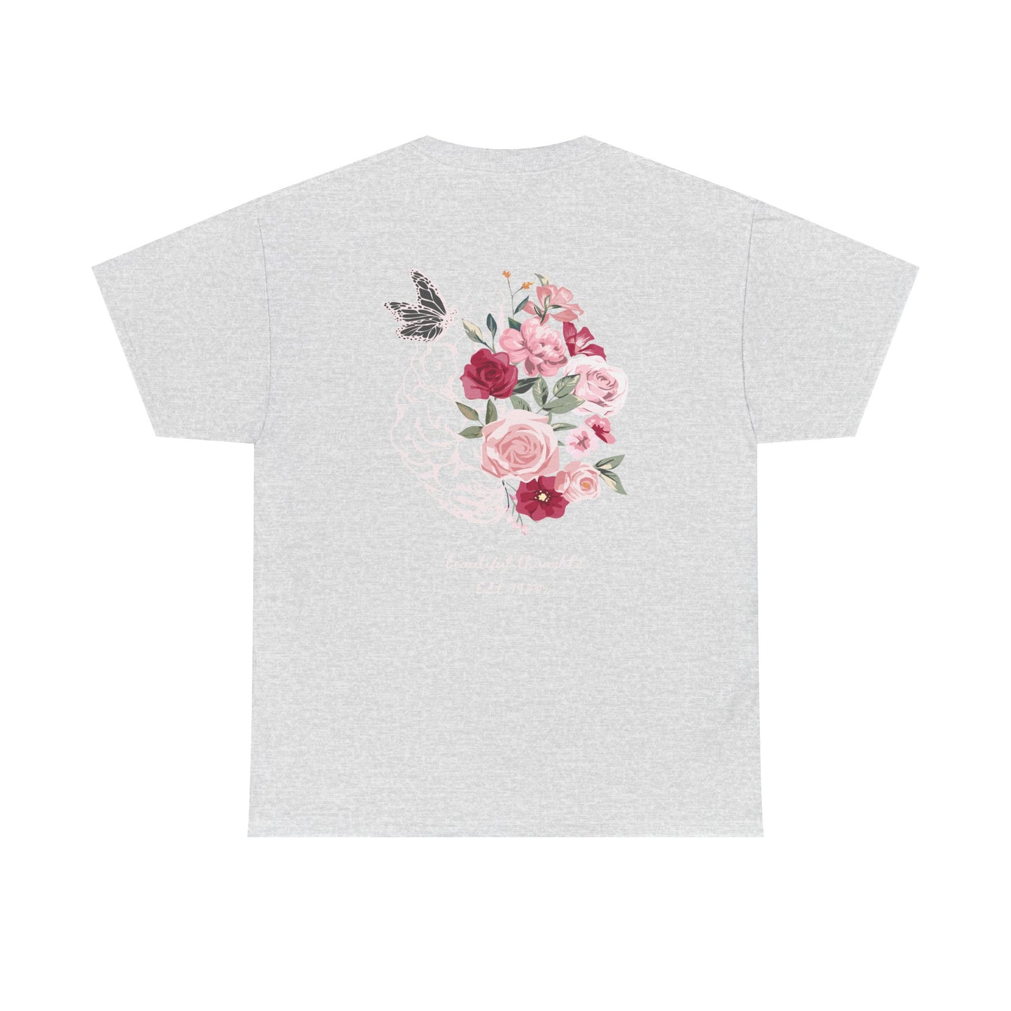 Floral Unisex Heavy Cotton Tee - Vintage