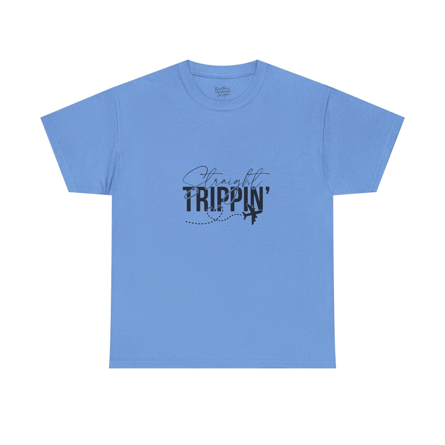 'Straight Trippin' Graphic T-Shirt for Travel Lovers