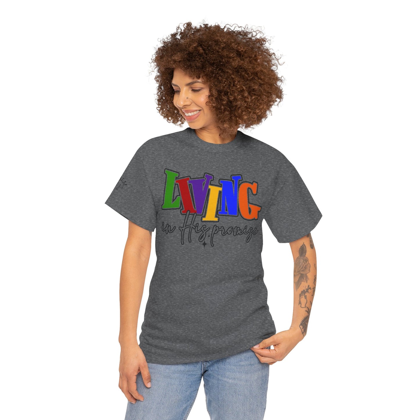Colorful Living in His Presence Tee