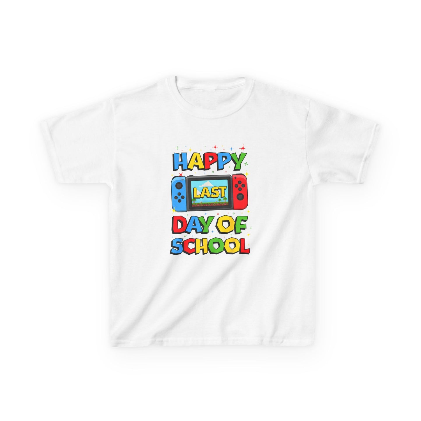 Kids Gamer Last Day of School Tee