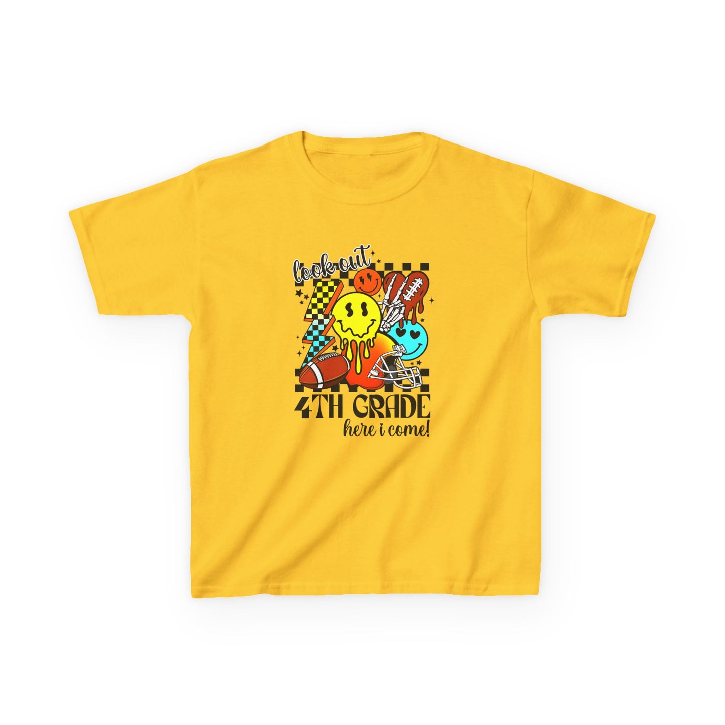 Kids grade and smiley face tee
