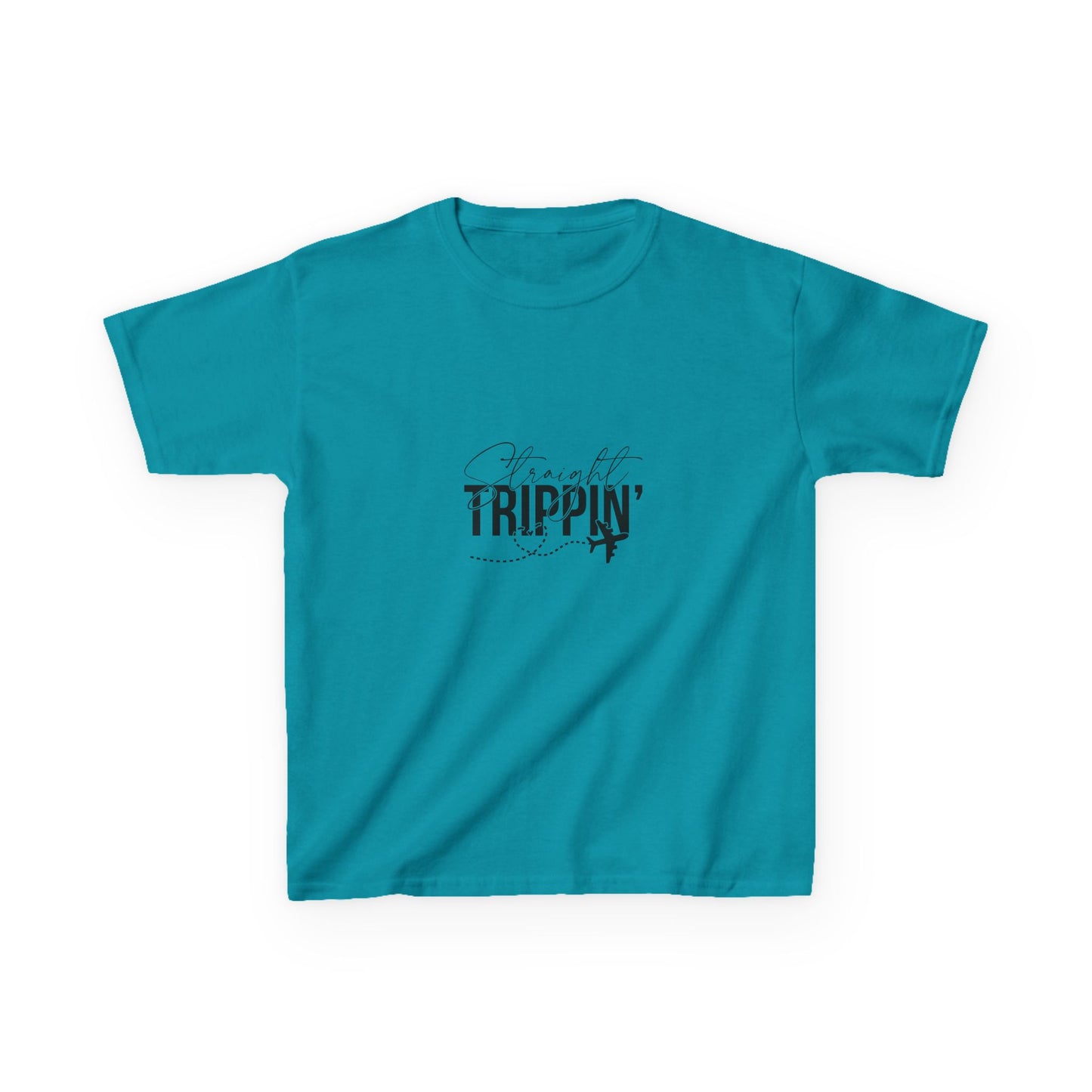 Kids Trippin' Heavy Cotton Tee - Fun & Stylish T-Shirt for Young Adventurers