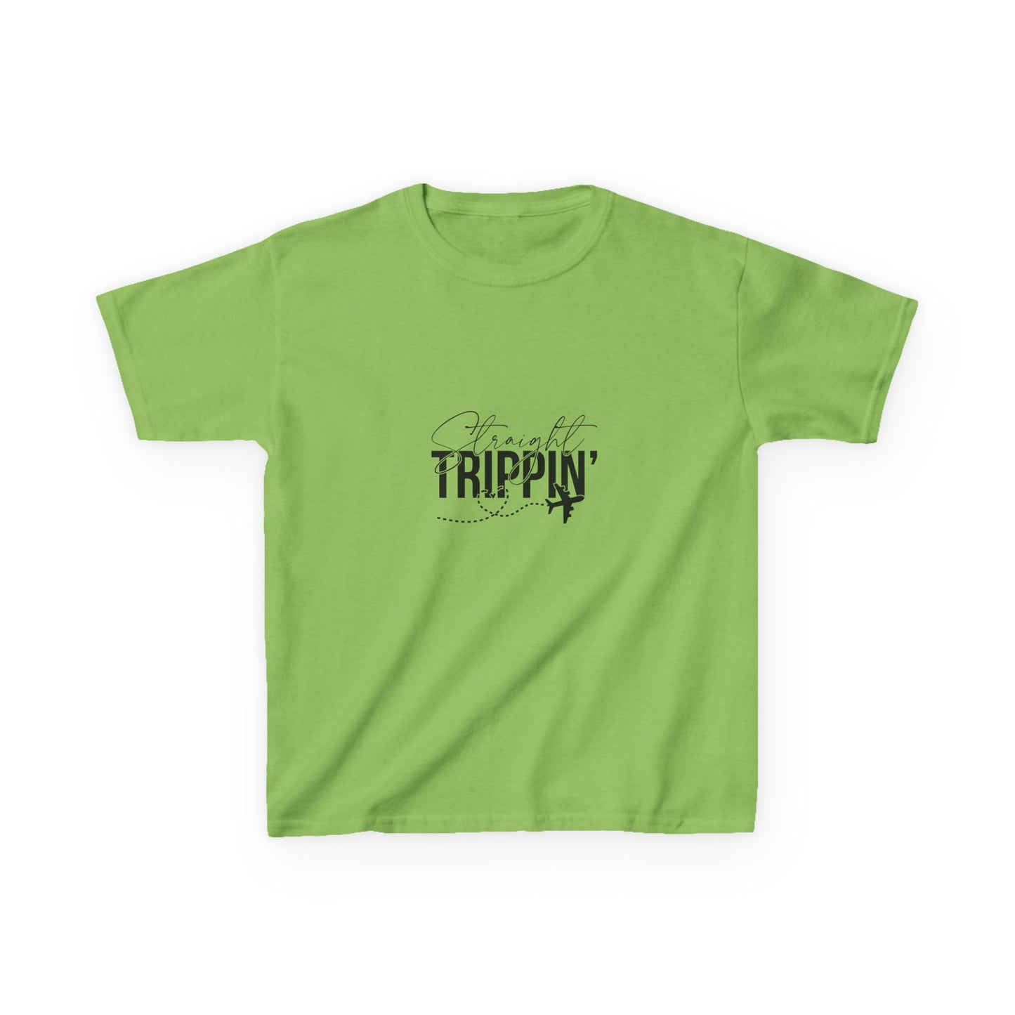 Kids Trippin' Heavy Cotton Tee - Fun & Stylish T-Shirt for Young Adventurers