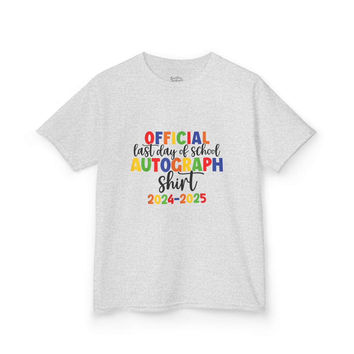 Kids Last Day of School Autograph Tee 2024-2025