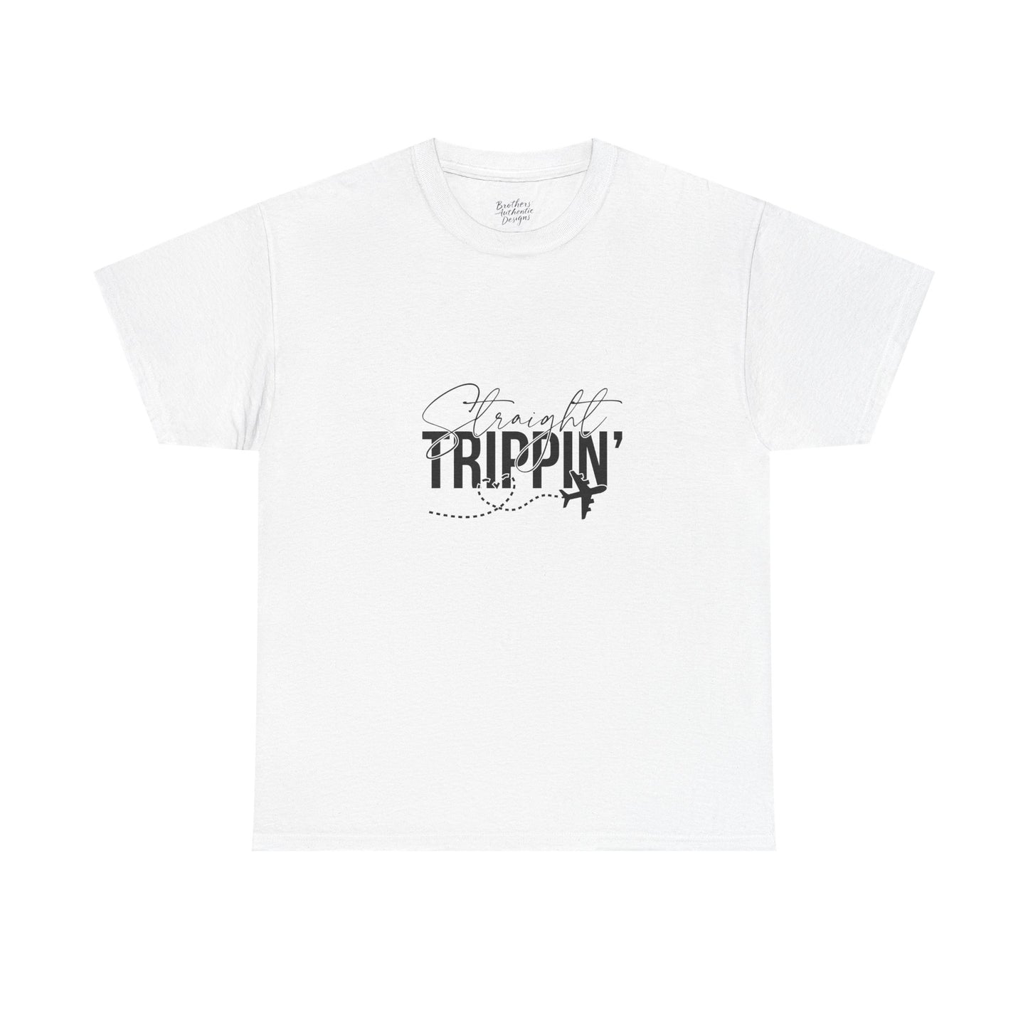 'Straight Trippin' Graphic T-Shirt for Travel Lovers