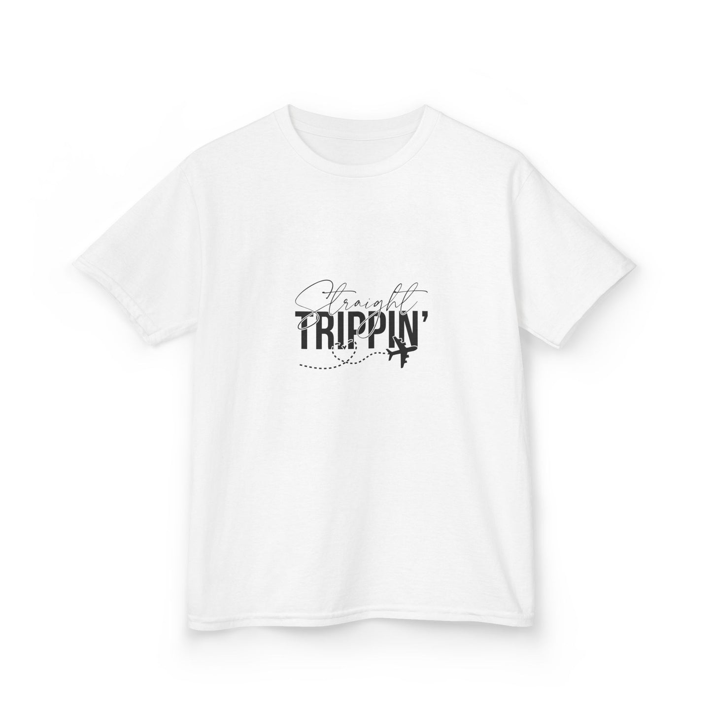 Kids Trippin' Heavy Cotton Tee - Fun & Stylish T-Shirt for Young Adventurers