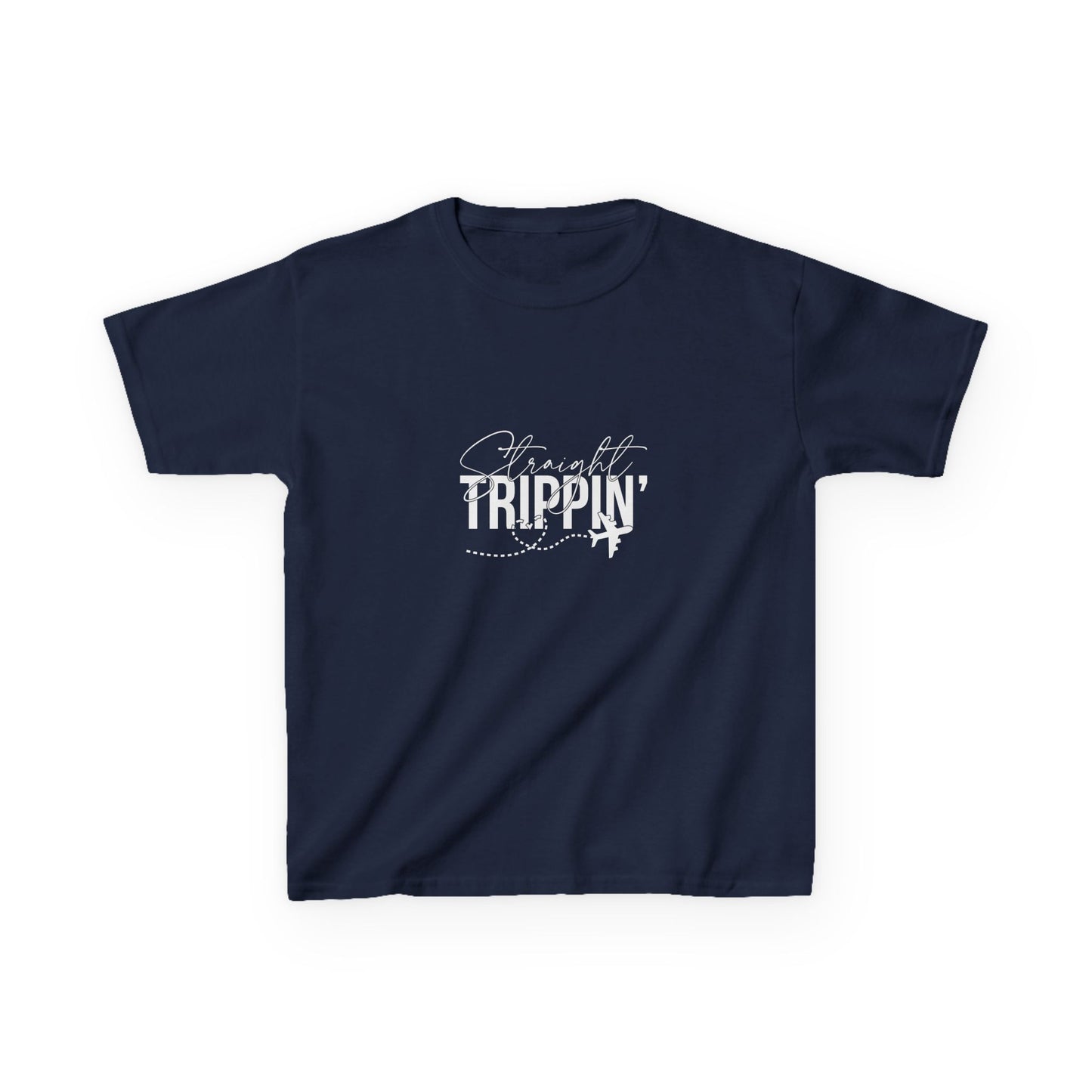 Kids Trippin' Heavy Cotton Tee - Fun & Stylish T-Shirt for Young Adventurers
