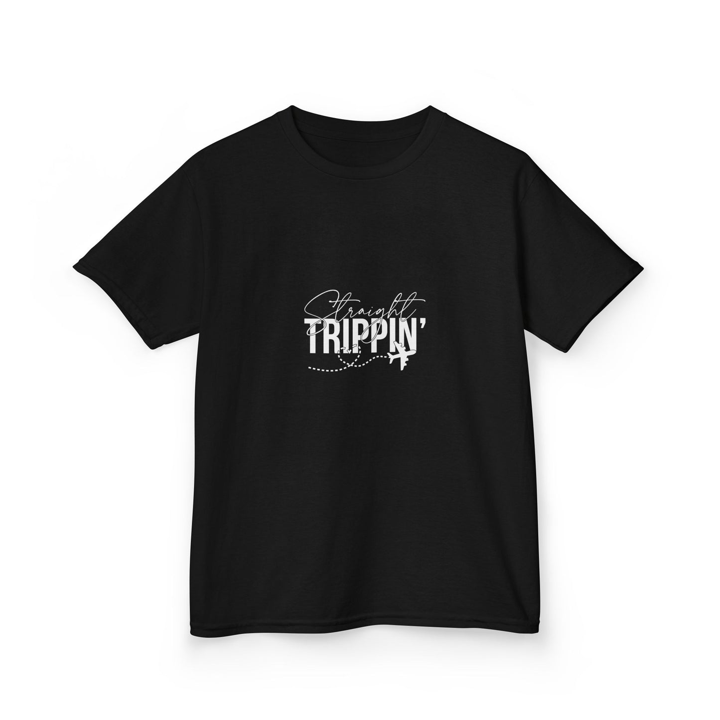 Kids Trippin' Heavy Cotton Tee - Fun & Stylish T-Shirt for Young Adventurers