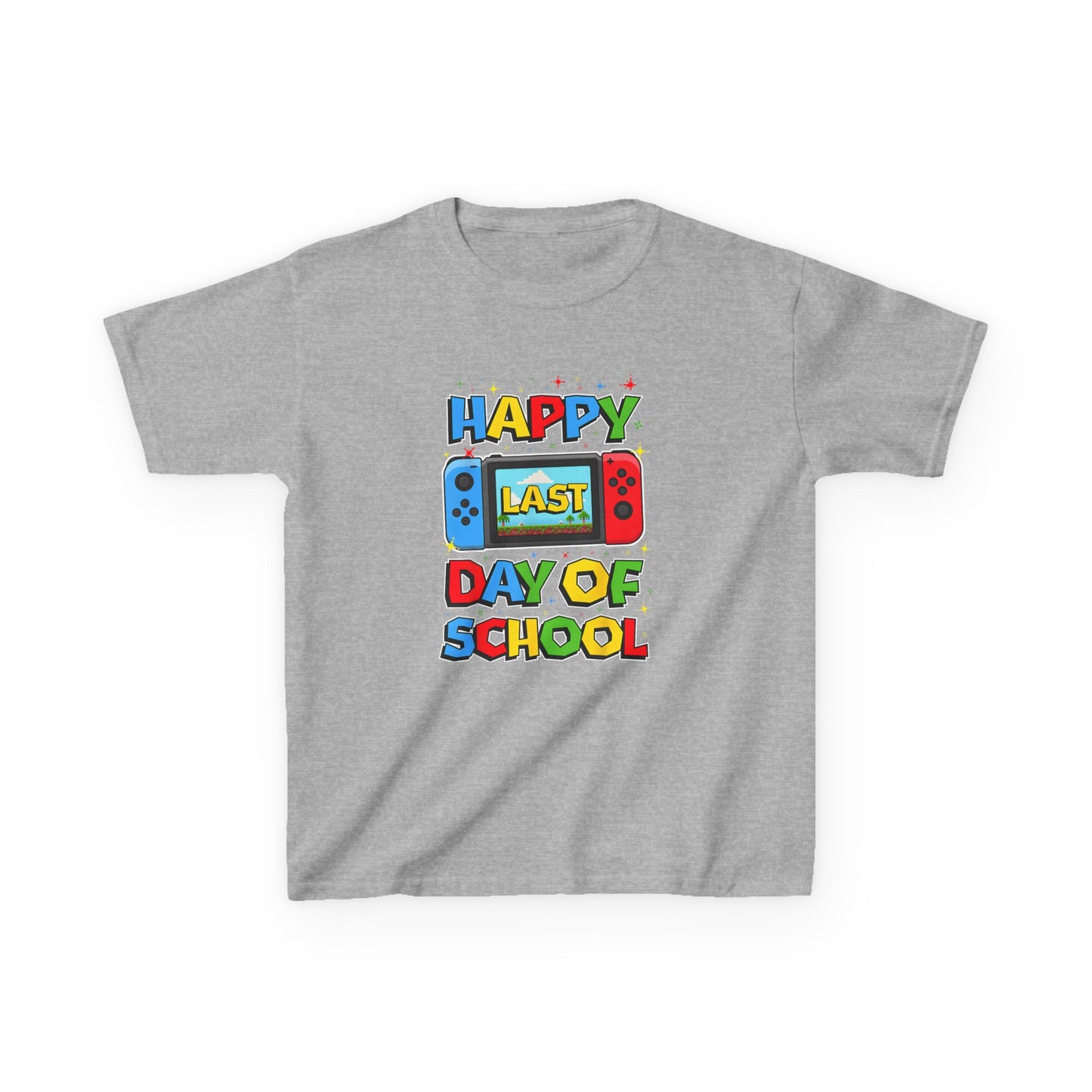 Kids Gamer Last Day of School Tee