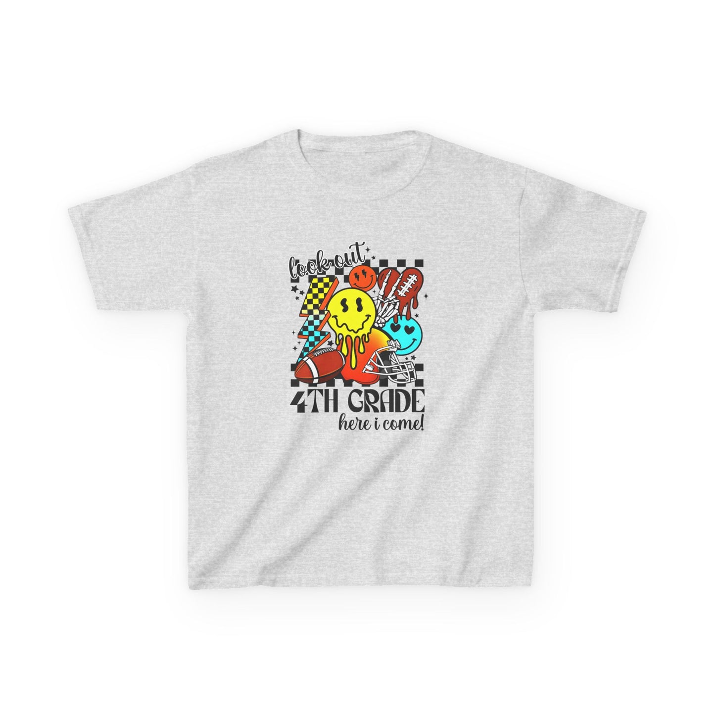 Kids grade and smiley face tee