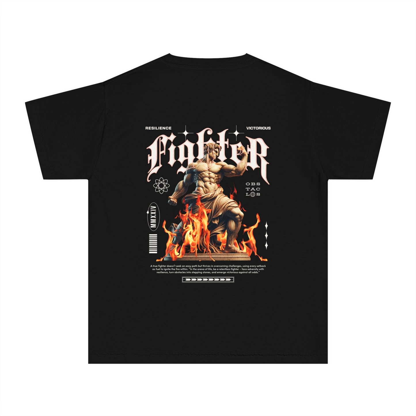 Youth Midweight Tee - 'FIGHTER"