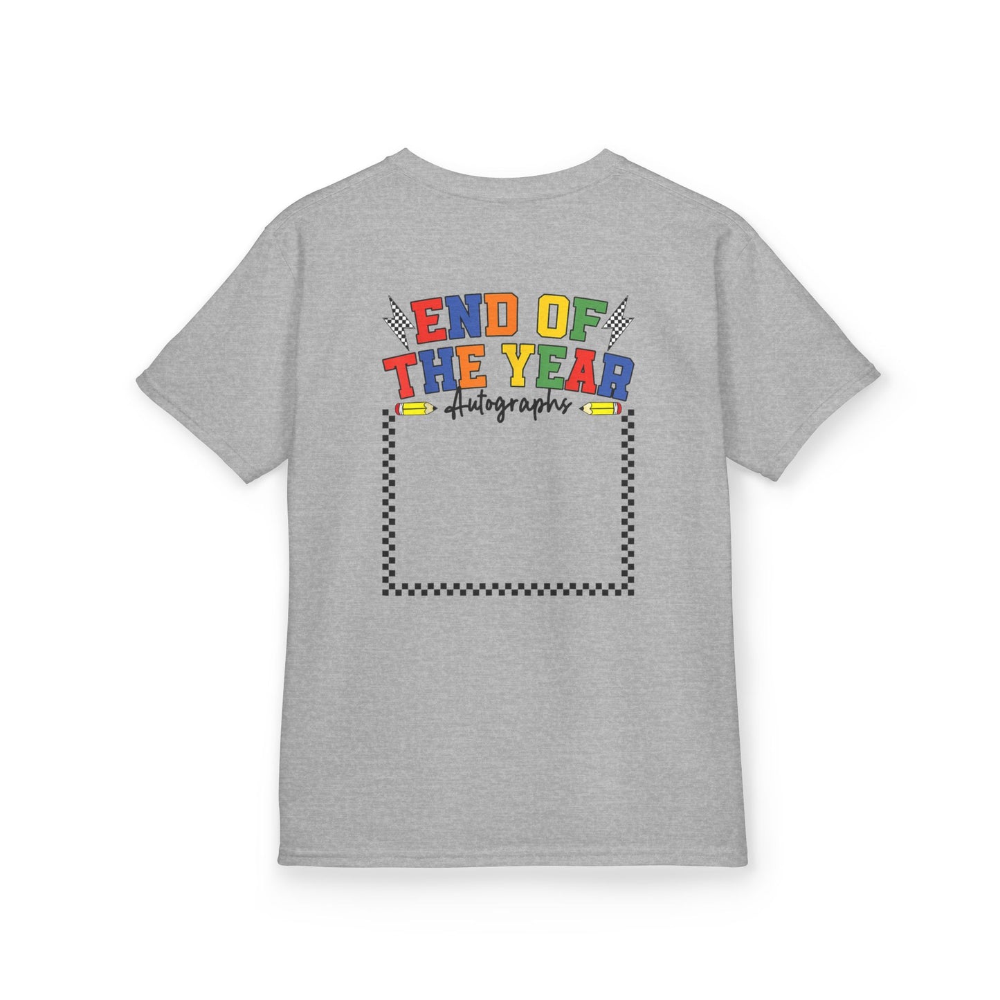 Kids Last Day of School Autograph Tee 2024-2025