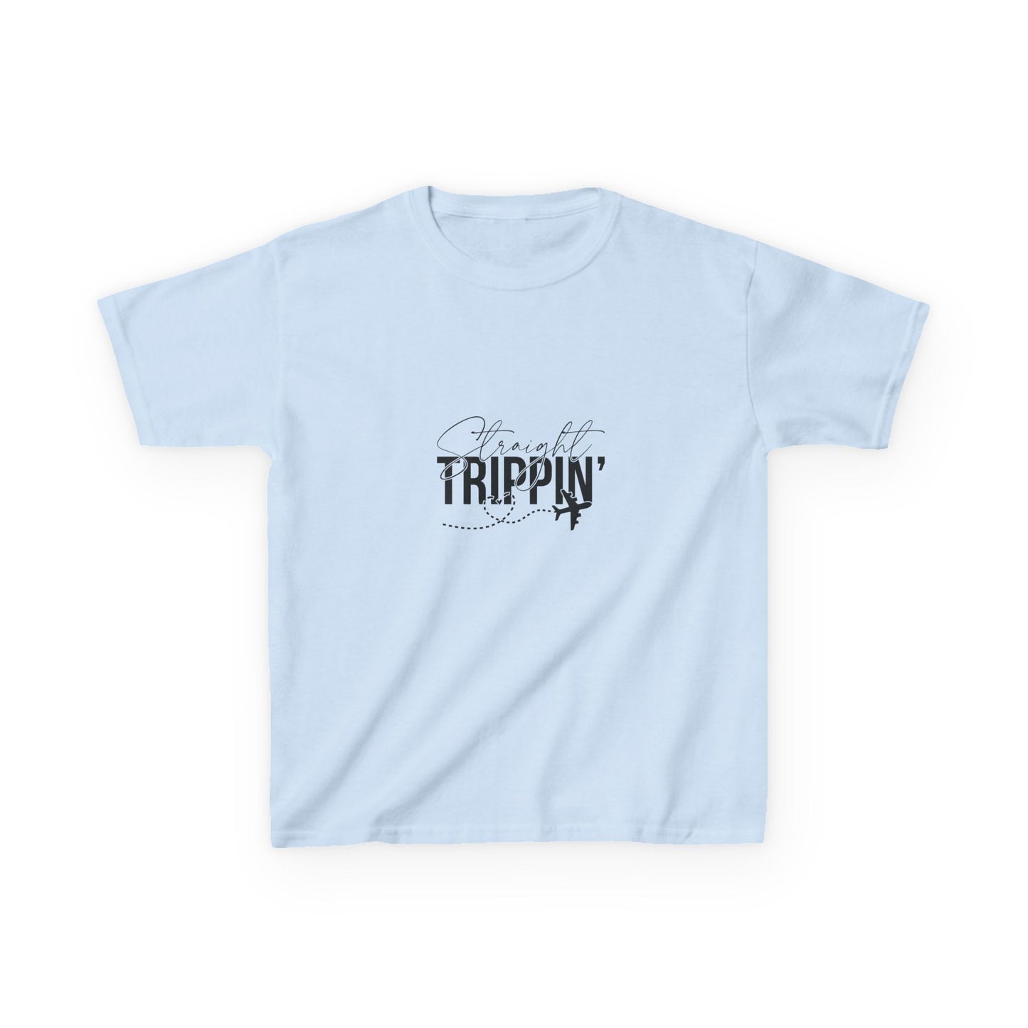 Kids Trippin' Heavy Cotton Tee - Fun & Stylish T-Shirt for Young Adventurers