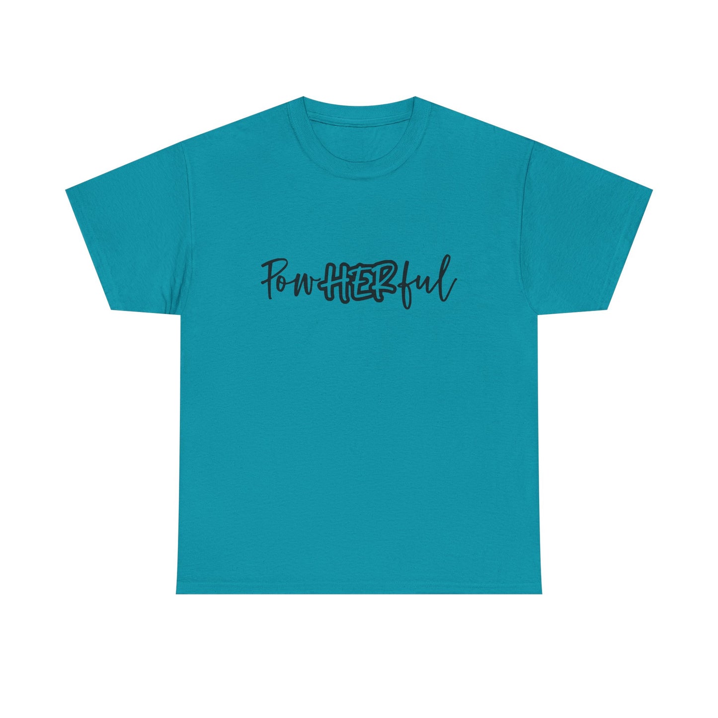 Empowering Tee - 'Powerful' & 'She Overcame' Inspirational Shirt