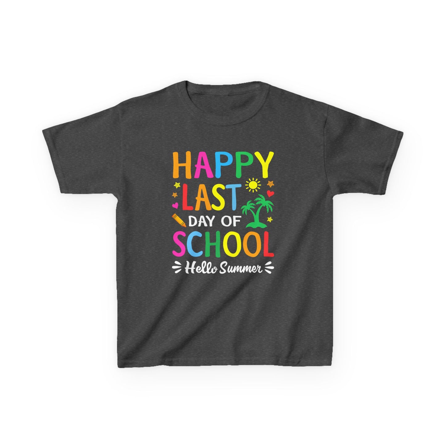 Kids Last Day of School Tee - Happy Summer Design