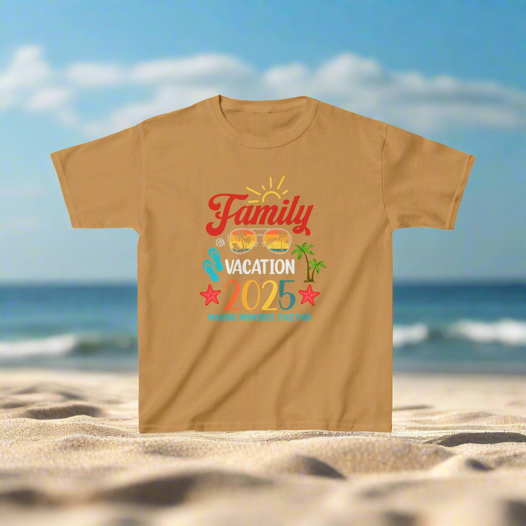 Kids Vacation Tee - Family Memories 2025