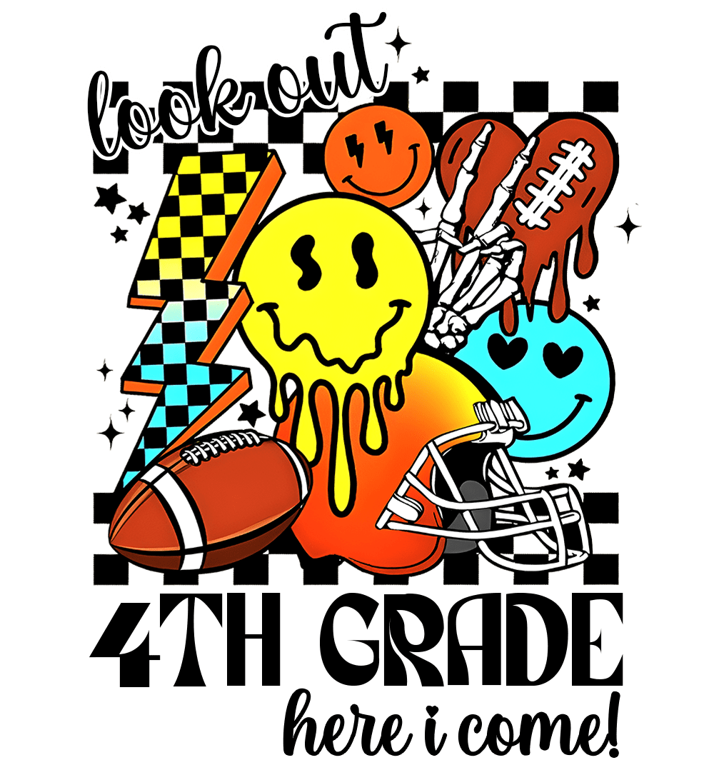 Kids grade and smiley face tee