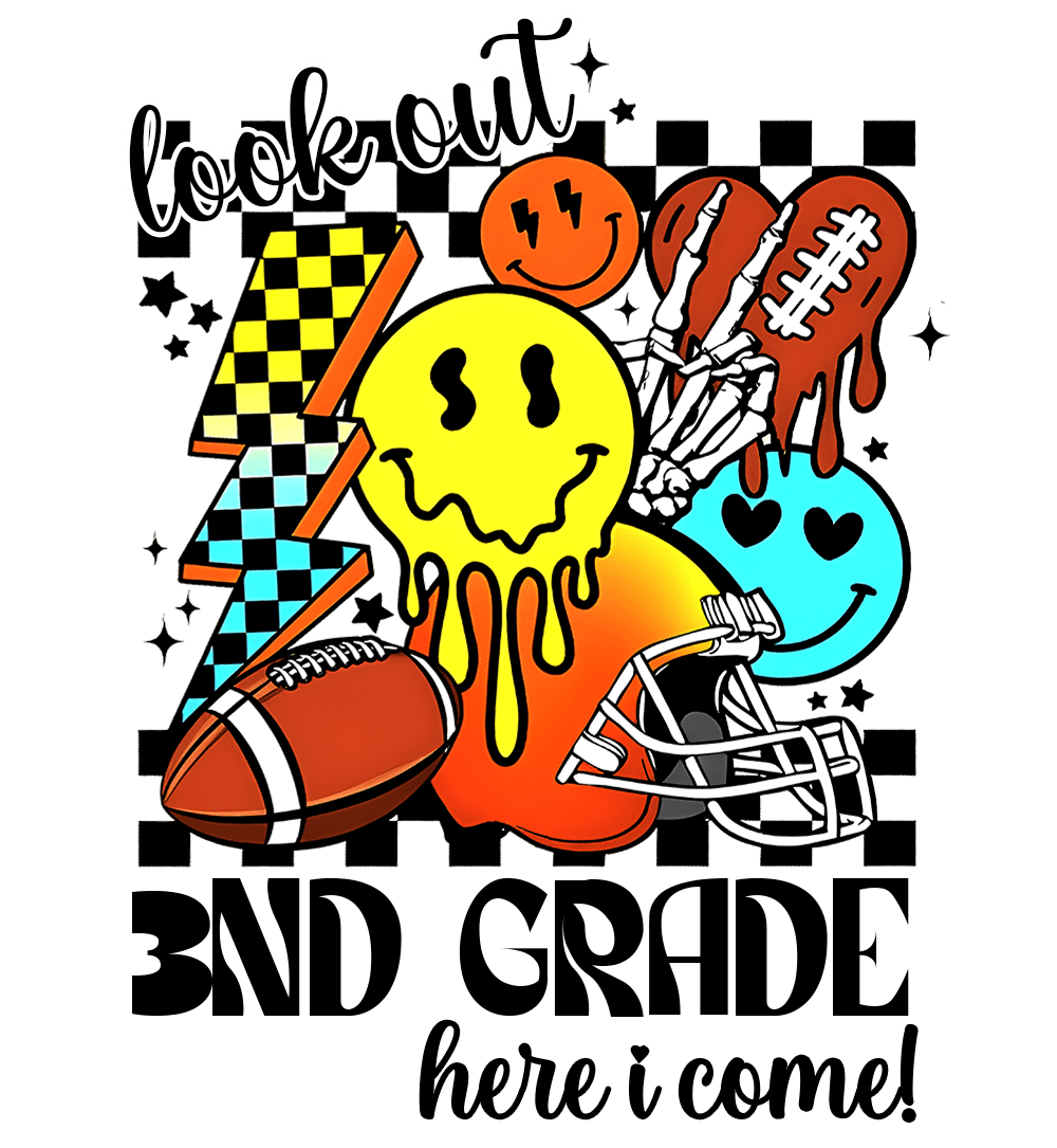 Kids grade and smiley face tee