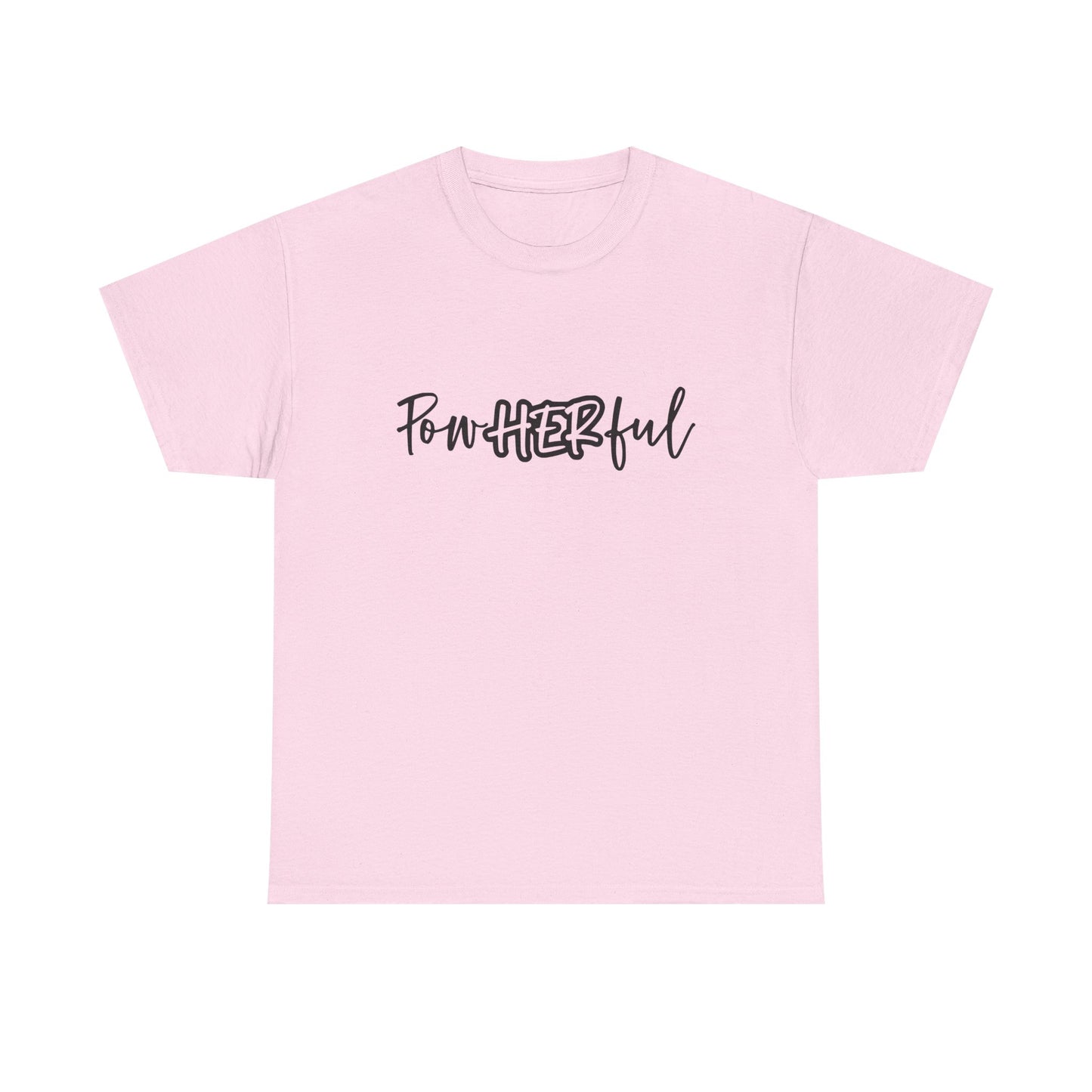 Empowering Tee - 'Powerful' & 'She Overcame' Inspirational Shirt