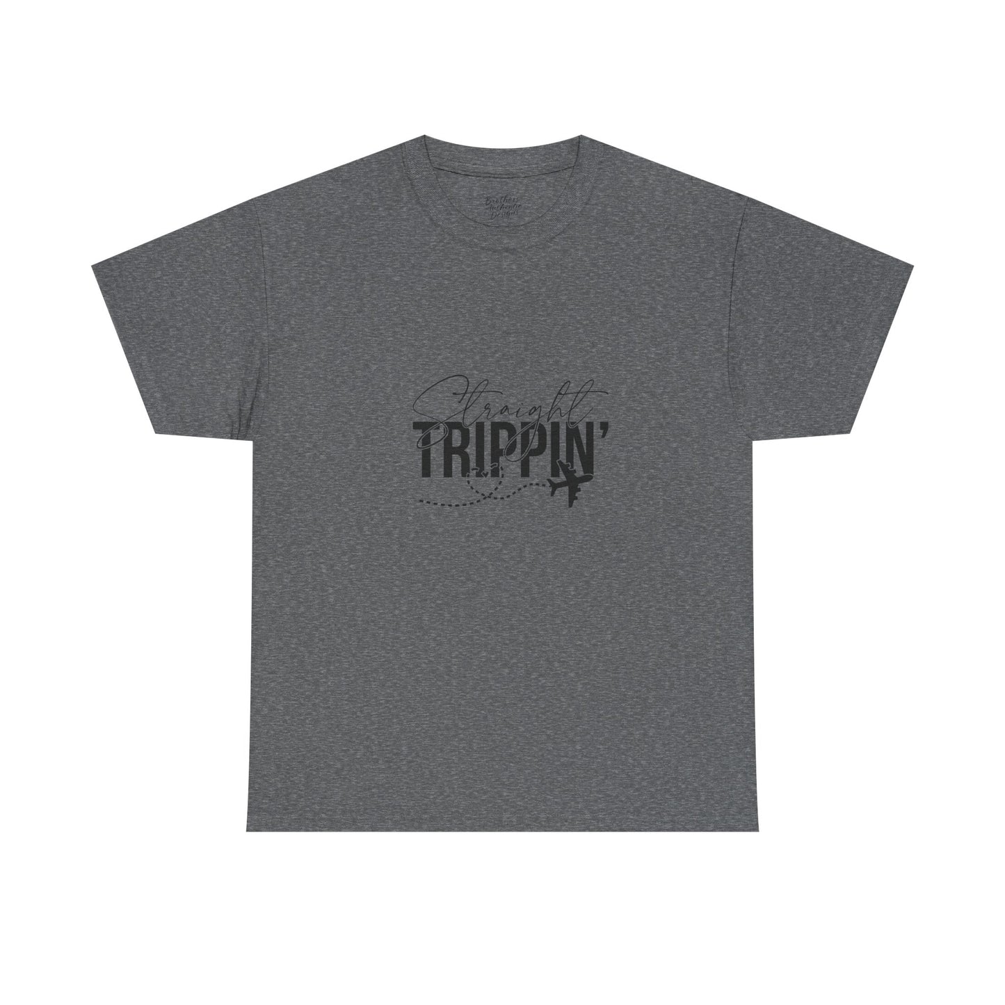 'Straight Trippin' Graphic T-Shirt for Travel Lovers