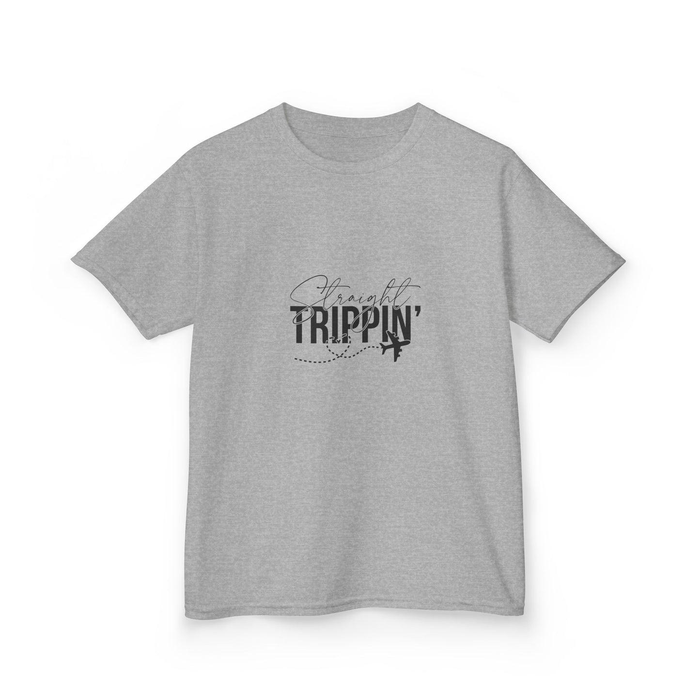 Kids Trippin' Heavy Cotton Tee - Fun & Stylish T-Shirt for Young Adventurers