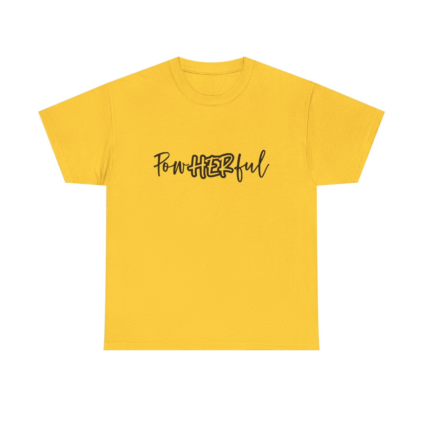 Empowering Tee - 'Powerful' & 'She Overcame' Inspirational Shirt