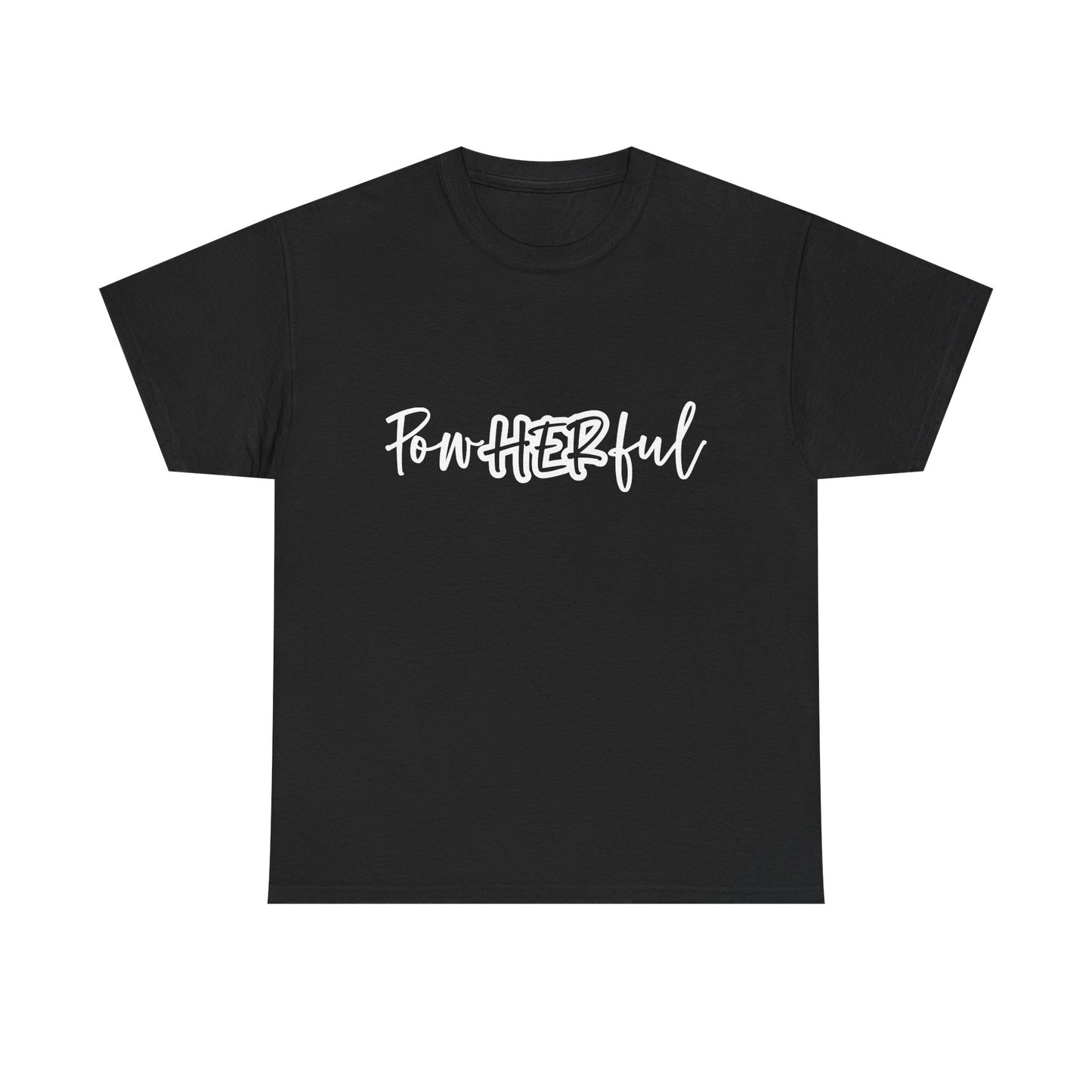 Empowering Tee - 'Powerful' & 'She Overcame' Inspirational Shirt
