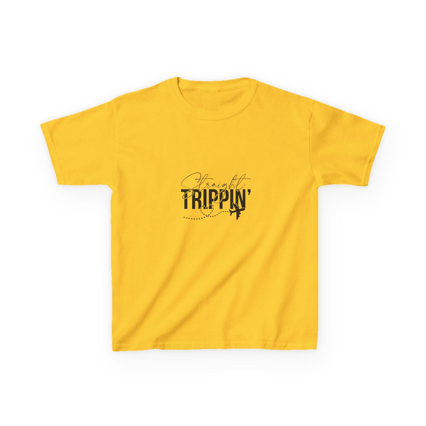Kids Trippin' Heavy Cotton Tee - Fun & Stylish T-Shirt for Young Adventurers