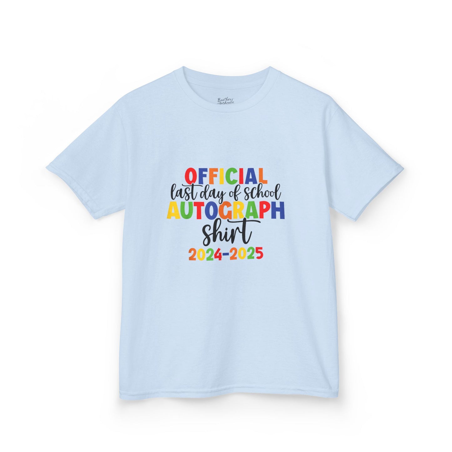 Kids Last Day of School Autograph Tee 2024-2025