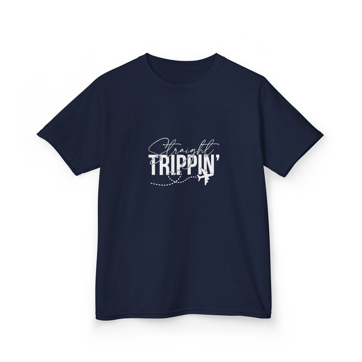 Kids Trippin' Heavy Cotton Tee - Fun & Stylish T-Shirt for Young Adventurers