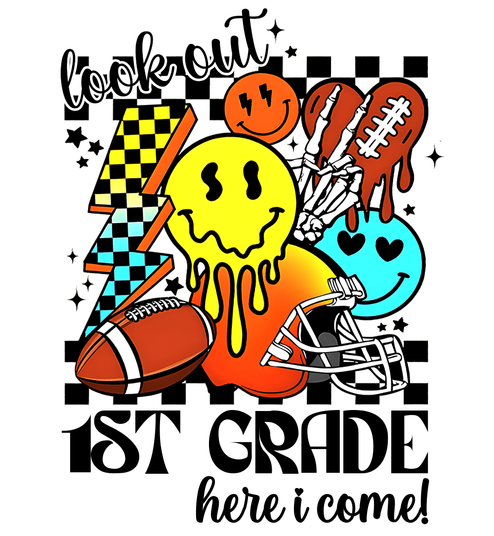 Kids grade and smiley face tee