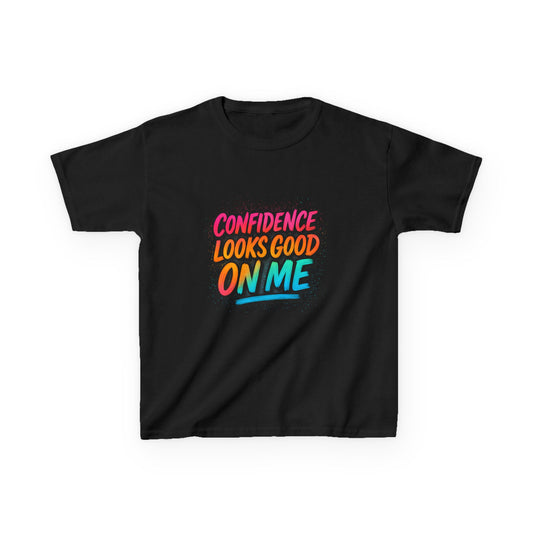 Confidence Looks Good On Me Kids Tee