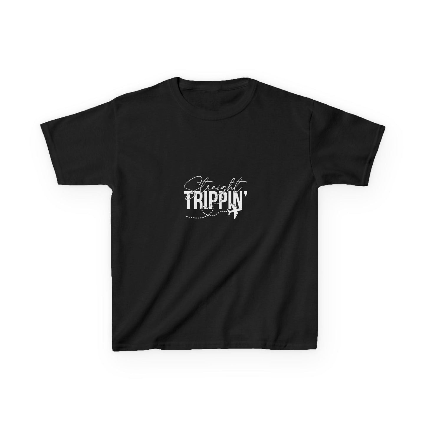 Kids Trippin' Heavy Cotton Tee - Fun & Stylish T-Shirt for Young Adventurers