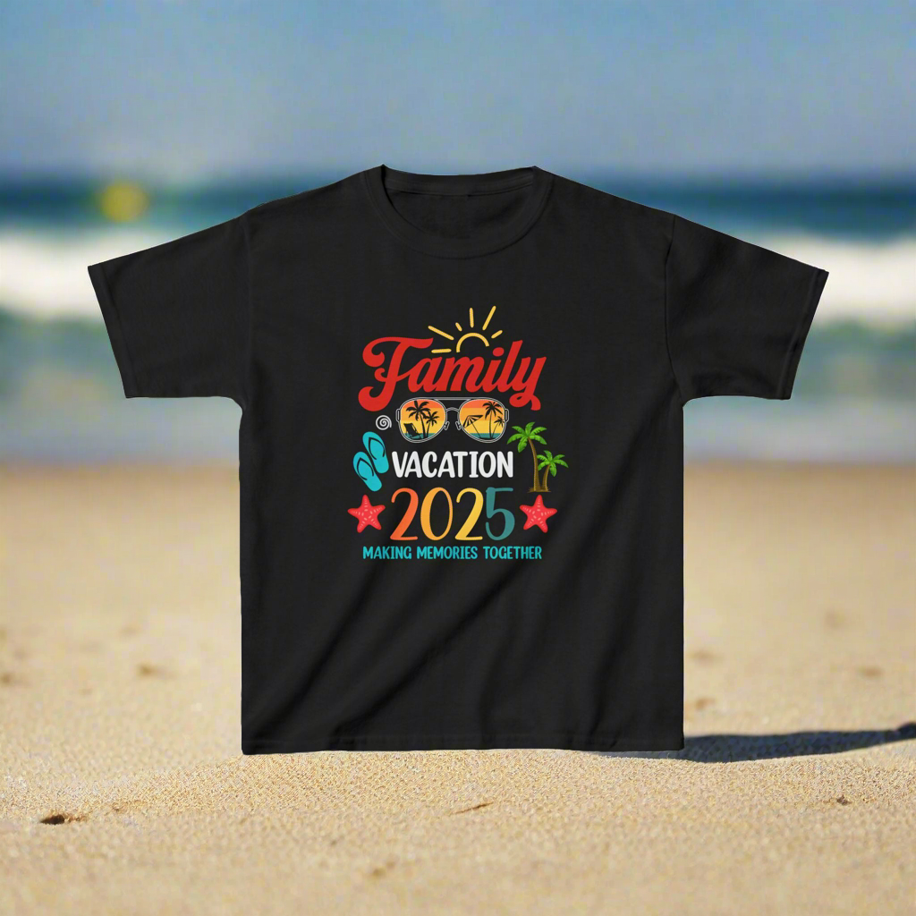 Kids Vacation Tee - Family Memories 2025